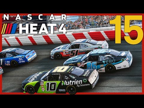 A LATE RACE HOT SEAT GAMBLE | NASCAR Heat 4 Career Mode | Xfinity Hot Seat: Charlotte