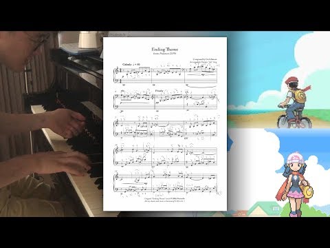 "Ending Theme" (from "Pokémon DPPt") || Advanced Piano Cover + Sheets ^^