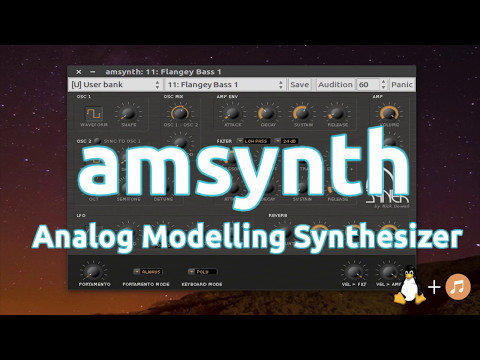 amsynth - Analog Modelling Synthesizer | Synthesizers on Linux