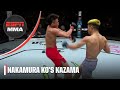 Rinya Nakamura knocks Toshiomi Kazama out cold at #UFCVegas68 ? | ESPN MMA