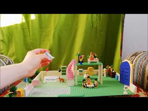 Passé composé: das être-Haus (mit Erklärung)