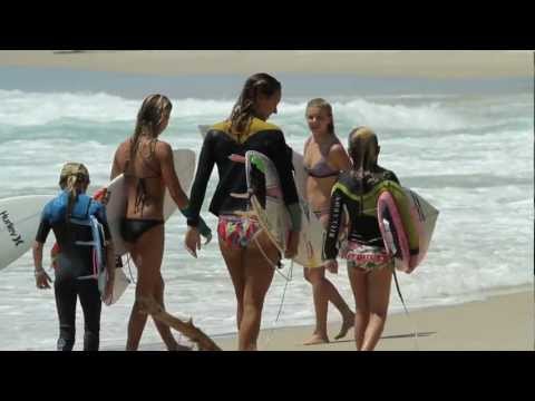 Sally Fitzgibbons Surfing Australia Pro Surfer Camp - 2013