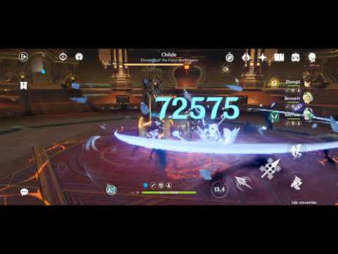 ROSARIA burst build Damage showcase