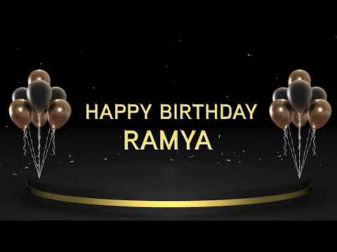 Wish you a very Happy Birthday Ramya