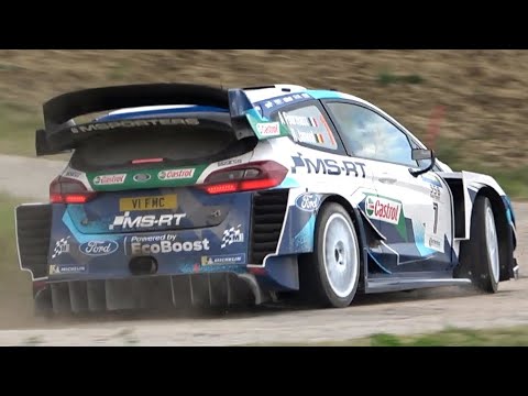 M-Sport Fiesta WRC at Rally Legend 2020 - Launch Control, Burnout, Jumps & Show!