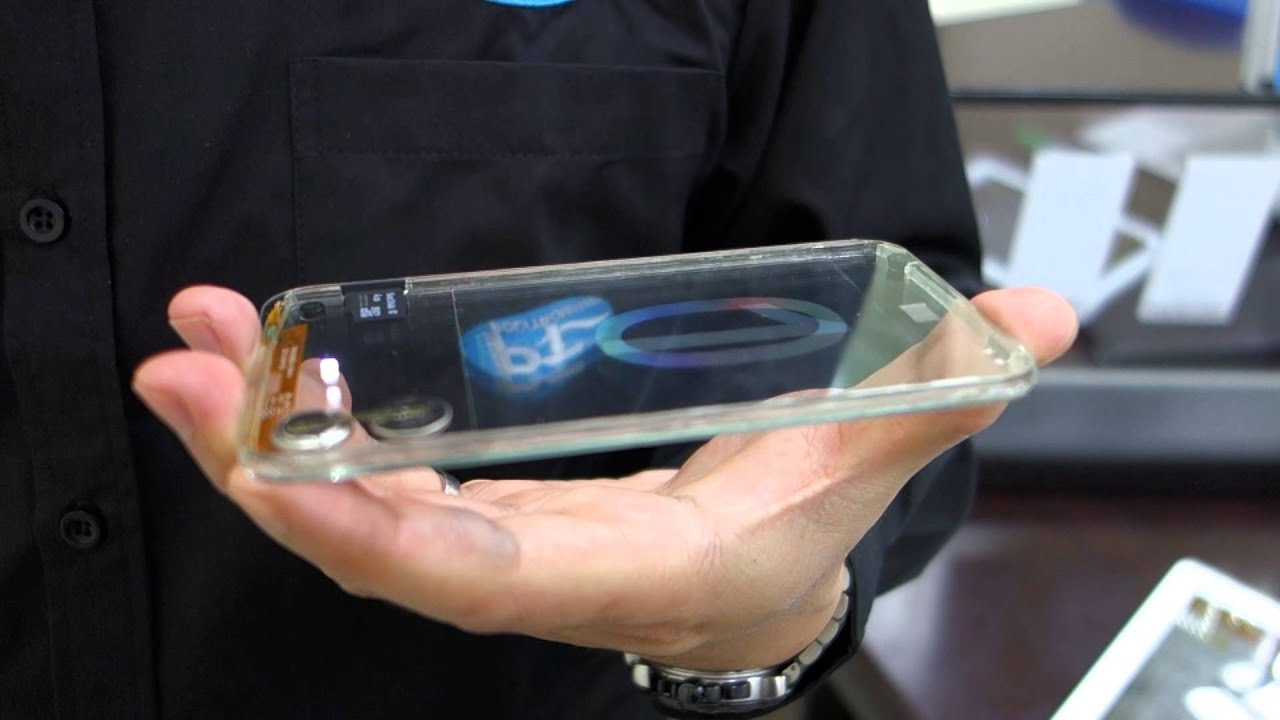 Polytron's proposed transparent smartphone. - YouTube