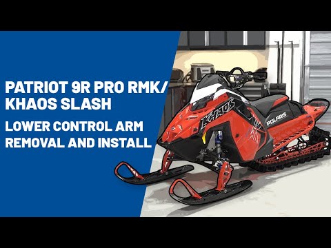2023+ Patriot 9R Pro RMK/Khaos Slash Lower Control Arm Removal & Installation | Polaris Snowmobiles