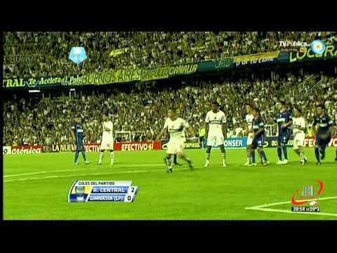 RESUMEN PARTIDO - ROSARIO CENTRAL 2 GIMNASIA LA PLATA 0 - FECHA 17 B NACIONAL (04 12 2012)