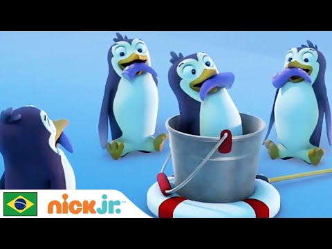 Capa de Patrulha Canina | Os filhotes salvam os pinguins | Nick Jr. em Português
