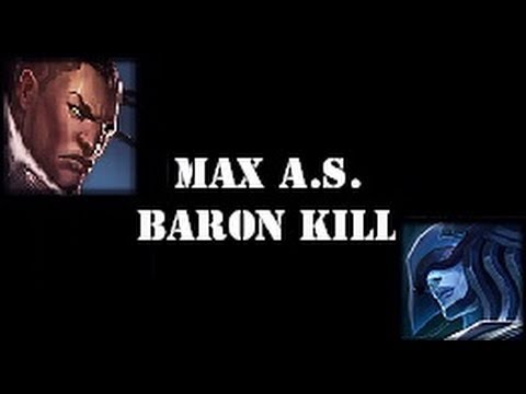 Lissandra / Lucian - 2.5 Max Attack Speed & Baron Solo