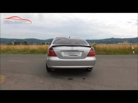 Friedrich Motorsport Sportauspuff Endschalldämpfer Mercedes E-Klasse W211 E350 4matic exhaust