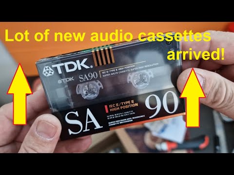 Garbage for some, treasure for others. Time capsule – New audio cassettes arrived.