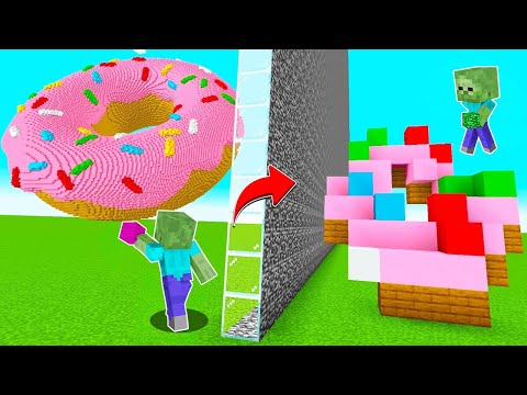 YAPI KAPIŞMALARINDA ARKADAŞIMI DONUT İLE TROLLEDİM 😱 - Minecraft