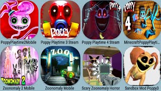 Poppy Playtime 2+3 Mod Daddy Log leg,Poppy 4 Steam, Minecraft Poppy 4 , Zoonomaly 1+2Mobile, Sandbox