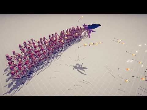 Pegasus vs 100 Skeleton Archers | Totally Accurate Battle Simulator (TABS SECRET UNITS)