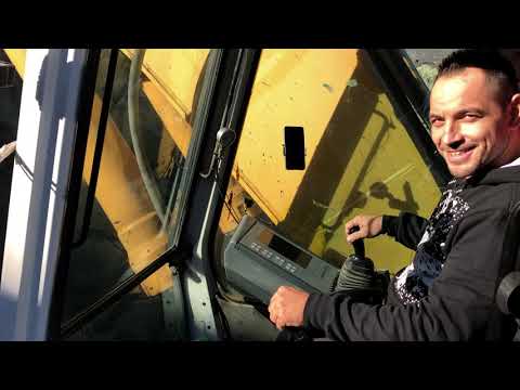 Liebherr 974 Excavator Loading Trucks - Operator View - Labrianidis SA