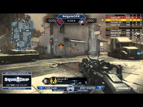 UMG Nashville 2014: Most Wanted vs FaZe - Losers Finals - Map 3 Warhawk Blitz