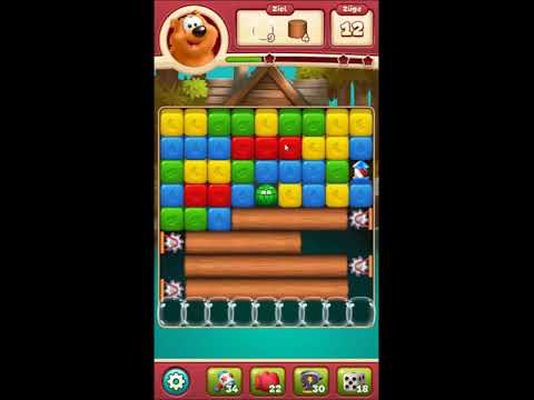 Toon Blast Level 2204 - NO BOOSTERS 🐻🐺🐱 | SKILLGAMING ✔️