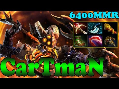 Dota 2 - CarTmaN 6400 MMR Plays Clinkz Vol 1 - Pub Match Gameplay!