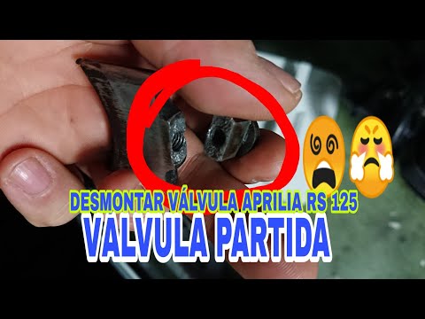 MOTO AVERIADA. NO PASA DE 6000 RPM.  Válvula de escape Rota APRILIA RS 125