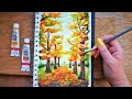Simple Autumn Landscape for Beginners
