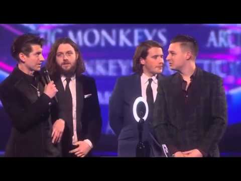 BRIT Awards 2014: Arctic Monkey's Acceptance Speech