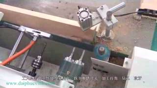 Máy định hình khoan cấy ốc chân ghế CNC