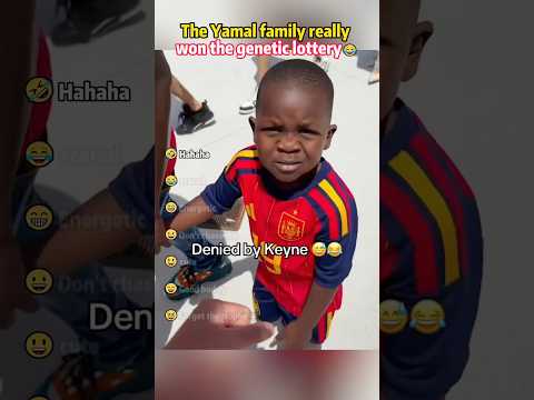 The Yamal family really  won the genetic lottery😂#LamineYamal#Keyne#funny