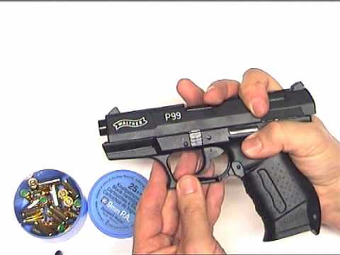 Disassembling and assembling the Walther P99 gas pistol