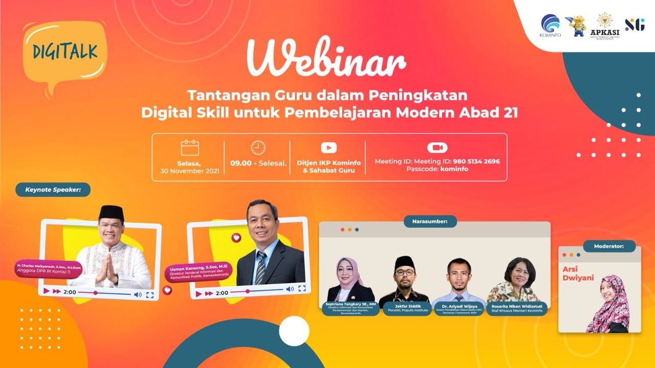 Webinar Pendidikan: Kabupaten Pekalongan & SahabatGuru