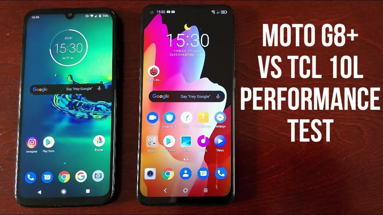 TCL 10L VS Moto G8+ Performance Test | 6GB Ram VS 4GB Ram | 2 Snapdragon Budget Phones!!