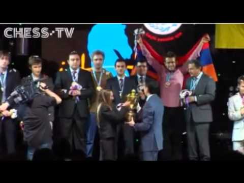 Armenia win World Chess Olympiad 2012