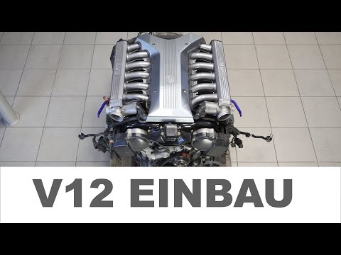 BMW E30 M3 Convertible - V12 5.4 Engine Installation