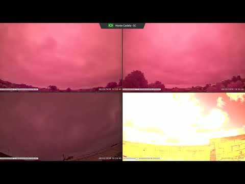 Timelapse do céu - Uma semana em alguns instantes em Santa Catarina - Monte Castelo - 16/03/2026