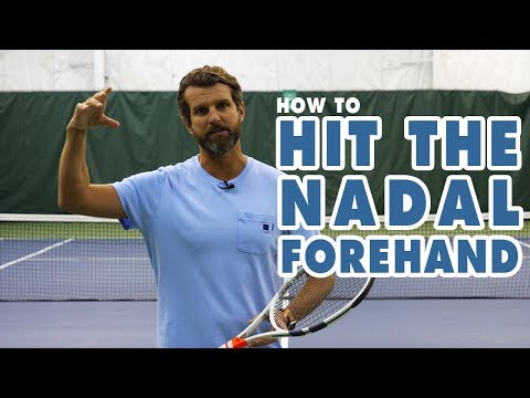 How To Hit The NADAL Forehand - Tennis Lesson