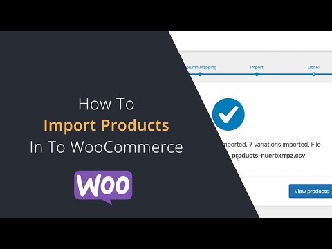 How To Import Products In To WooCommerce Using a CSV Spreadsheet | Bulk Import Products In To WooCom