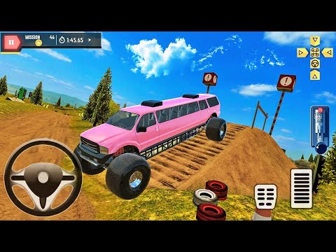 Streched Hummer Monster Limousine Truck Driving - Android Gameplay