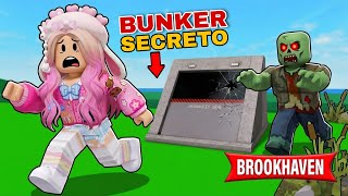 DESCUBRI 2 BUNKER ANTIZOMBIE SECRETOS EN BROOKHAVEN⚠️😱🧟‍♀️