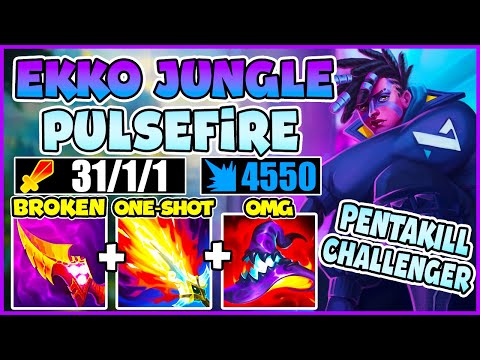 EKKO JUNGLE guide  but I kill you in 0.1 seconds and you can't play the game | ekko jungle gameplay