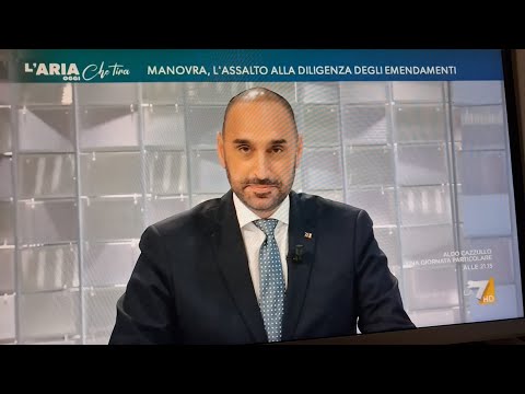 Michele Gubitosa guest on "L'Aria che Tira" La7 11/19/2025
