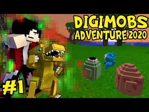 LETS RETURN TO THE DIGITAL WORLD! || Minecraft Digimobs Adventure 2020 Episode 1
