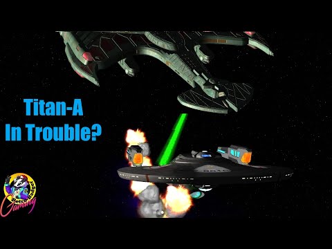 USS Titan-A ENGAGES Klingon Negh'Var Star Trek Ship Battles -