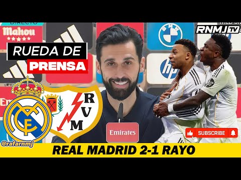 ARBELOA | Rueda de prensa y POST partido Real Madrid 2-1 Rayo Vallecano