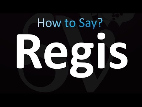 How to Pronounce Régis