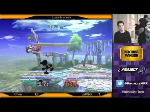 Big Pontoise Mansion  - Bracket L3 : Chen (C.Falcon, Marth, Fox) vs pr0GG (G&W)