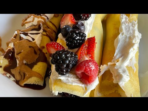 The Most Delicious Crepes #Keto #Paleo #Breakfast #Sugarfree