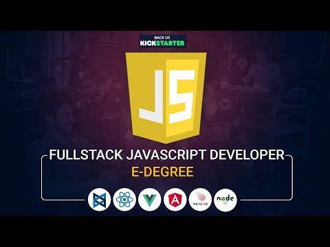 Fullstack Javascript Developer Edegree | Kickstarter | Upcoming Project | Eduonix