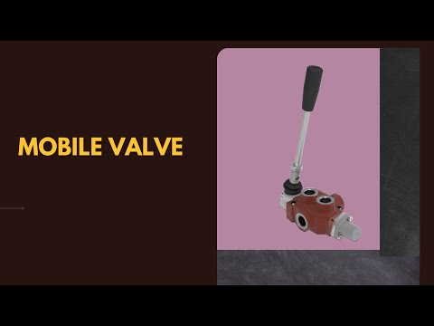 Bucher mobile valve single lever double acting