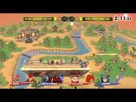 Peoples Champ - Aarvark/KY (Red) Vs. TLTC/Oki (Blue) Losers Finals - Smash Wii U