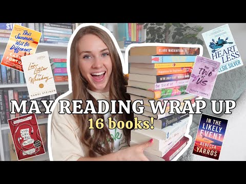 the 16 books I read in May! ✨📚🌸 *monthly reading wrap-up*